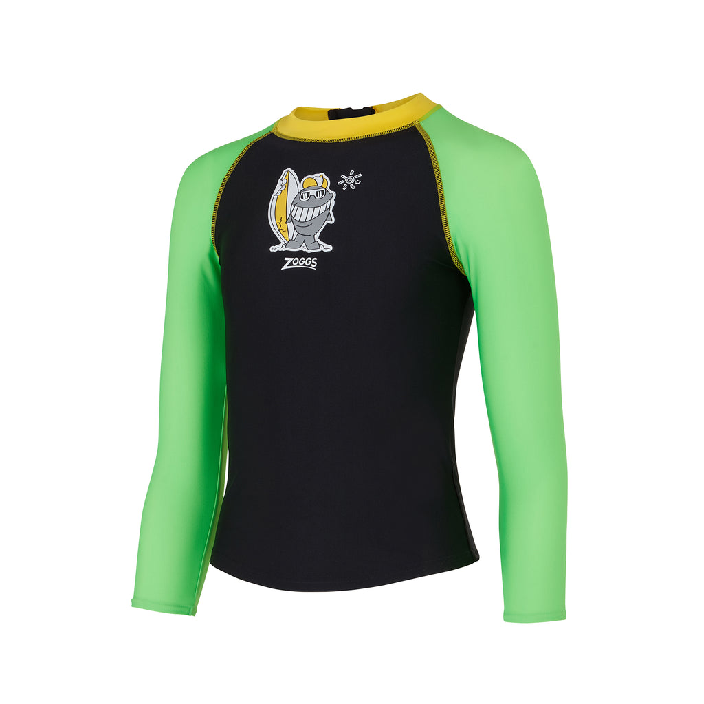 Zoggs Finzilla Long Sleeve Zipped Sun Top | Order Online – Greaves Sports
