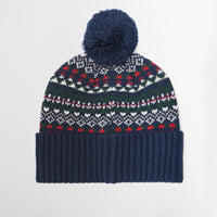 Marlow Fairisle Pom Beanie
