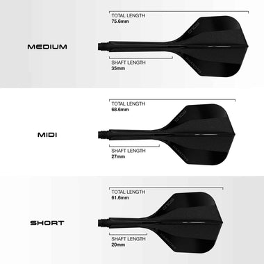 Harrows Keramic Shaft In Alluminio Per Freccette: Asta Media, Colore Nero, Accessorio Originale