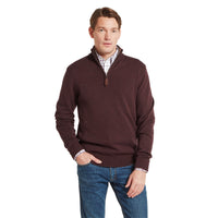 Lewis Lambswool 1/4 Zip Jumper