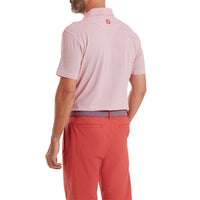 Scallop Geo Pique Polo Shirt