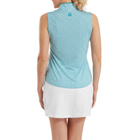 Zip Front Printed Tank Womens