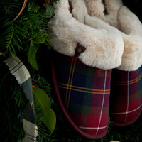 Claudia Women's Tartan Mule Slippers