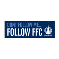Falkirk Don't Follow Me Follow FFC Car Sticker