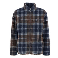 Tartan Fleece Zip Through Jacket
