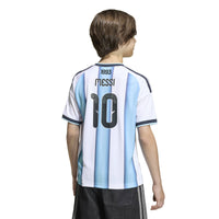 Argentina 26 Home Messi Football Shirt Jnr