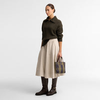 Lavensdale Half Zip Fleck Knitted Jumper Womens