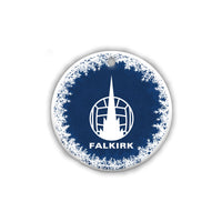 Falkirk Frost Round Ceramic Tree Decoration