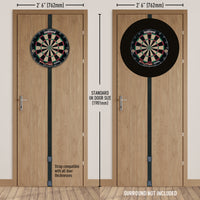 On Tour - Portable Door Hanging System + (Dartboard & Oche)
