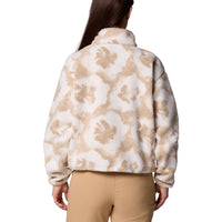 Women's Helvetia II Cropped Sherpa 1/2 Snap Printed Fleece
