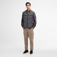 Ethan Funnel Neck Quilted Sweat