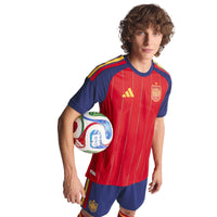 Spain 26 Home Authentic Football Shirt