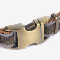 Reflective Tartan Dog Collar