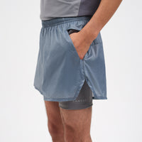 2 in 1 Functional Rip Stop Running Shorts