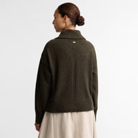 Lavensdale Half Zip Fleck Knitted Jumper Womens