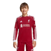 Liverpool 25/26 Home L/S Football Shirt Jnr