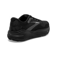Brooks Ghost max running shoe in black.