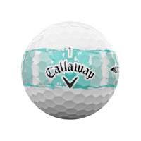 Supersoft Distressed Stripe Teal Golf Balls