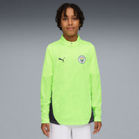 Man City 25/26 Training 1/4 Football Zip Top Jnr