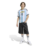 Argentina 26 Home Messi Football Shirt Jnr