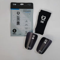 SAK Shape Black Football Shin Guards