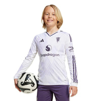 Man Utd 25/26 Away L/S Football Shirt Jnr