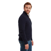 Calton Cotton Cashmere Cable 1/4 Zip Jumper