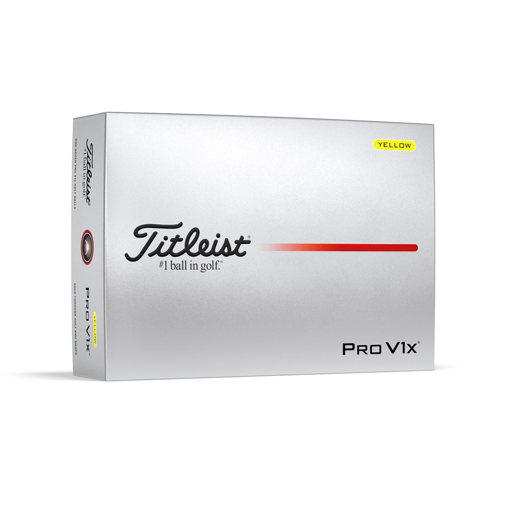 Titleist 2025 Pro V1x Yellow Golf Balls