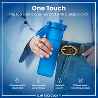 Recyclon Water Bottle with Straw (500ml)