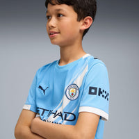 Man City 25/26 Home Football Shirt Jnr