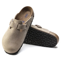Boston Soft Footbed Oiled Leather Sandals