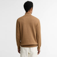 Cotton Half Zip Knitted Jumper