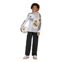 Real Madrid 25/26 Home L/S Football Shirt Jnr