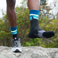 Trail Max Cushion Mini Crew Running Socks
