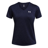 UA Tech Short Sleeve V-Neck Twist Womens