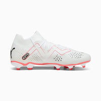 Puma Future Match FG / AG football boots - white & fire orchid colour
