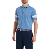 Sleeve Stripe Pique Polo Shirt