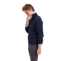 Lewis Lambswool 1/4 Zip Jumper
