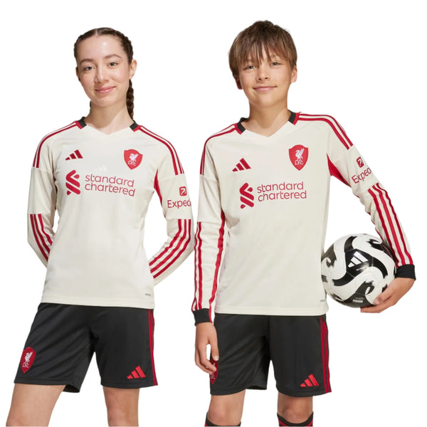 adidas Liverpool 25/26 Away L/S Football Shirt Jnr – Greaves Sports