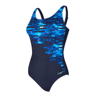 Drone Adjustable Scoopback Swimsuit Womens