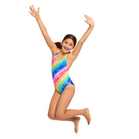 Rainbow Ripple Flyback Junior Swimsuit