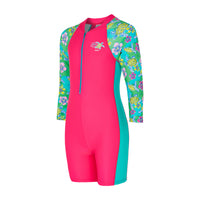 Turtles Long Sleeve All In One Swimsuit