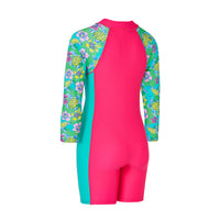 Turtles Long Sleeve All In One Swimsuit