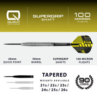 NX90 Tapered 90% Tungsten - Quick Point Darts
