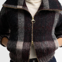 Carville Knitted Zip Through Womens