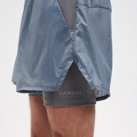 2 in 1 Functional Rip Stop Running Shorts