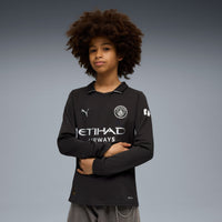 Man City 25/26 Away L/S Football Shirt Jnr