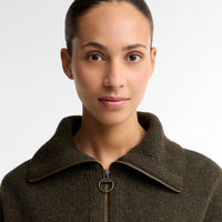 Lavensdale Half Zip Fleck Knitted Jumper Womens