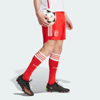 adult 23/24 Bayern Munich home kit shorts from adidas - red