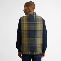 Reversible Tartan Puffer Gilet